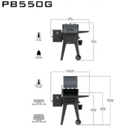 Barbecue à Pellets Navigator 550g PIT BOSS -Gril Cuisine Boutique barbecue a pellets navigator 550g 2