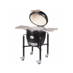 Barbecue Ceramique MONOLITH Classic Pro Série 2.0 Noir Avec Chariot -Gril Cuisine Boutique barbecue ceramique monolith classic serie pro10 noir avec chariot 2
