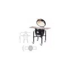 Barbecue Ceramique MONOLITH Classic Pro Série 2.0 Noir Avec Chariot -Gril Cuisine Boutique barbecue ceramique monolith classic serie pro10 noir avec chariot 3