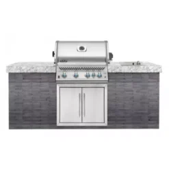 Meilleures ventes -Gril Cuisine Boutique barbecue gaz napoleon encastrable built in pro 500 inox 3 bruleurs bruleur arriere 1