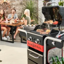 Barbecue Hybride Gaz & Charbon Gas2Coal 2.0 2 Brûleurs -Gril Cuisine Boutique barbecue hybride gaz charbon gas2coal 20 2 bruleurs 2