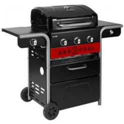 Barbecue Hybride Gaz & Charbon Gas2Coal 330 2.0 3 Brûleurs -Gril Cuisine Boutique barbecue hybride gaz charbon gas2coal 20 3 bruleurs 4