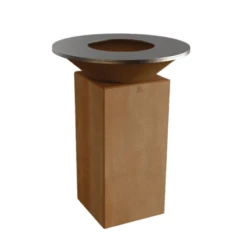 Brasero OFYR Classic 75 Plancha Acier Corten Pied 75cm