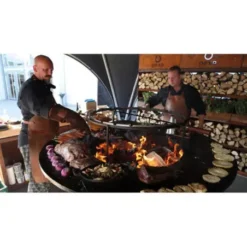 Brasero OFYR XL Plancha Acier Corten Pied 50cm -Gril Cuisine Boutique brasero ofyr xl plancha acier cortene pied 50cm 2