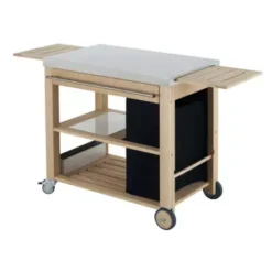 Chariot MOBILOT Robinier Et Inox - ENO