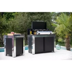 Desserte Felix Compacte Hpl Et Inox - ENO -Gril Cuisine Boutique desserte felix compacte hpl et inox 2