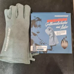 Gants Femme BBQ Feuermeisterin Premium Cuir Paire -Gril Cuisine Boutique gants bbq feuermeisterin premium cuir paire femme 2