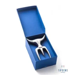 Fourchette TRIDENS Inox Brosse Avec Socle Bois -Gril Cuisine Boutique lot fourchette tridens inox brosse avec socle 3