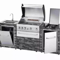 Meuble Modulaire GRANDHALL Stone Island (hors BBQ) -Gril Cuisine Boutique meuble modulaire grandhall stone island hors bbq 2