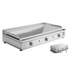 Pack Plancha Gaz PLANET Chef 80 + Capot à Charnieres -Gril Cuisine Boutique pack plancha chef 80 capot a charnieres 2
