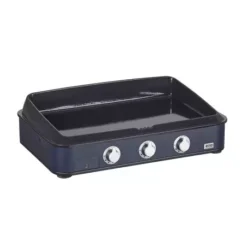 Plancha Enosign Gaz 80 Acier Bleu Navy 2023 - ENO -Gril Cuisine Boutique plancha enosign gaz 80 inox acier noir avec capot 3