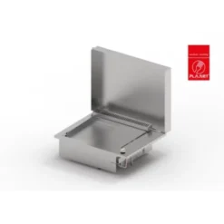 Plancha Gaz Encastrable Oasi 55 Cm Inox Plaque Lisse-Rainuree + Couvercle - PLANET -Gril Cuisine Boutique plancha gaz encastrable oasi 55 cm inox plaque lisse couvercle planet 2