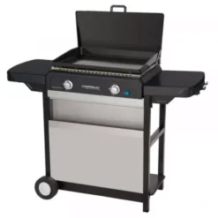 Plancha Gaz Sur Chariot Blue Flame Exld - CAMPINGAZ -Gril Cuisine Boutique plancha gaz sur chariot blue flame exld 2