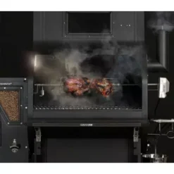 Rôtissoire Pour Barbecue à Pellets LEDGE & PEAK - GMG -Gril Cuisine Boutique rotissoire pour barbecue a pellets ledge peak gmg 2